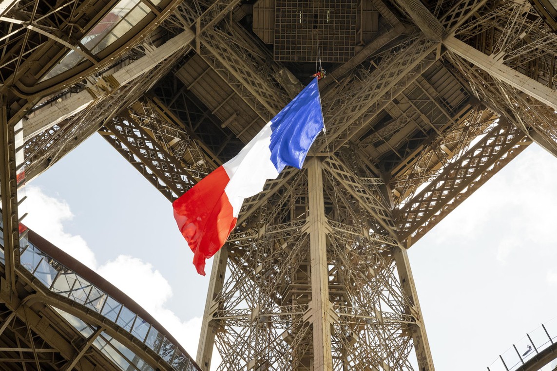 Cérémonie sur le parvis pour les 80 ans de la Libération de Paris