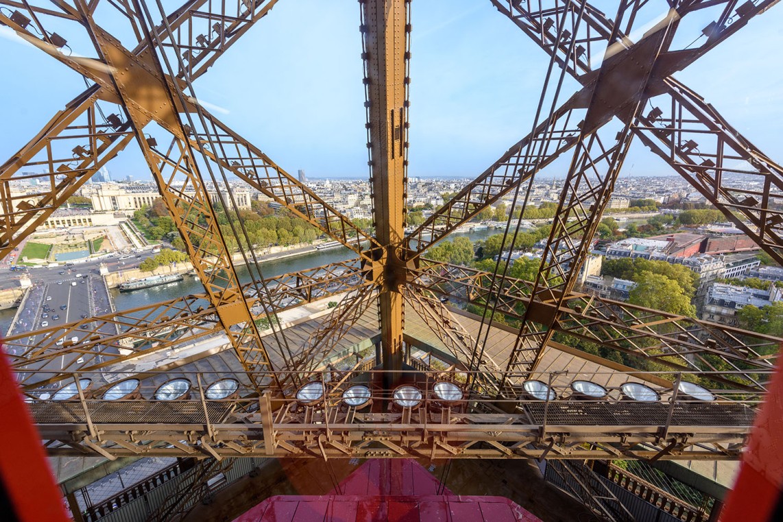 Vue depuis le pilier nord